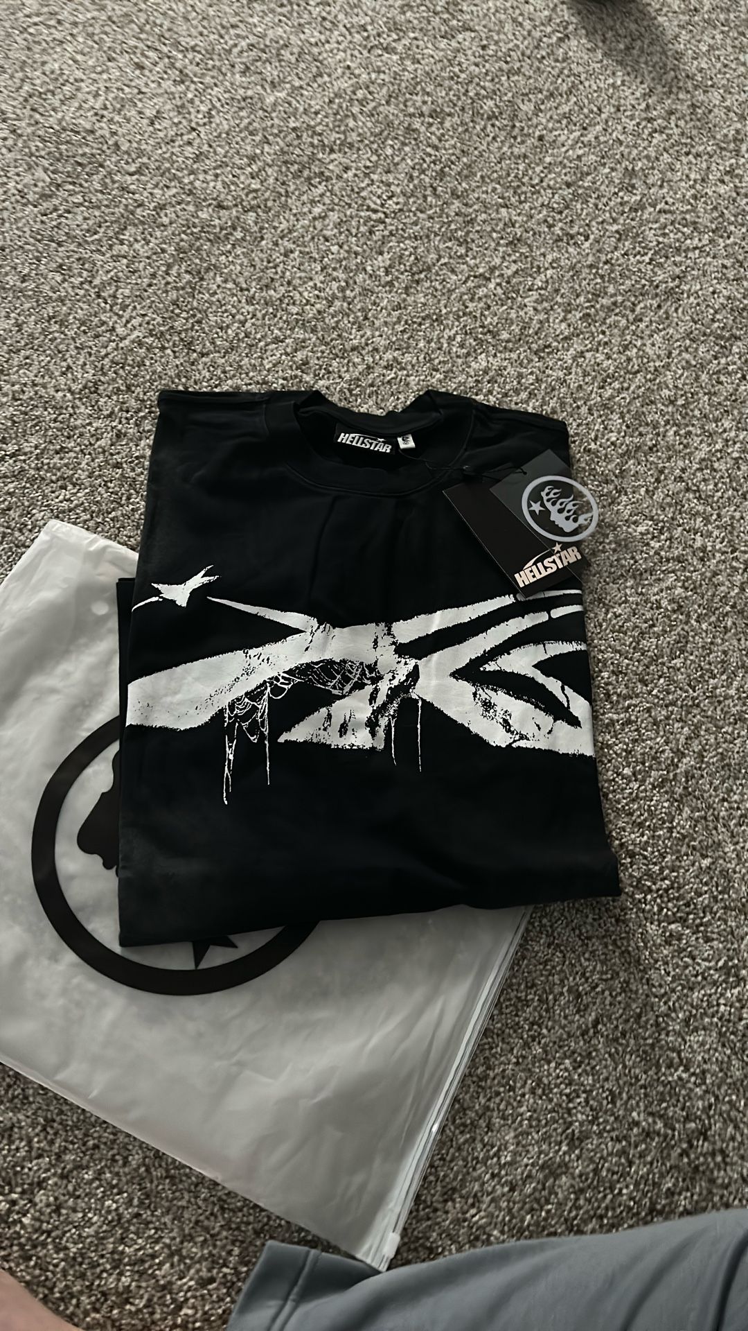 Black And White Hellstar Tee