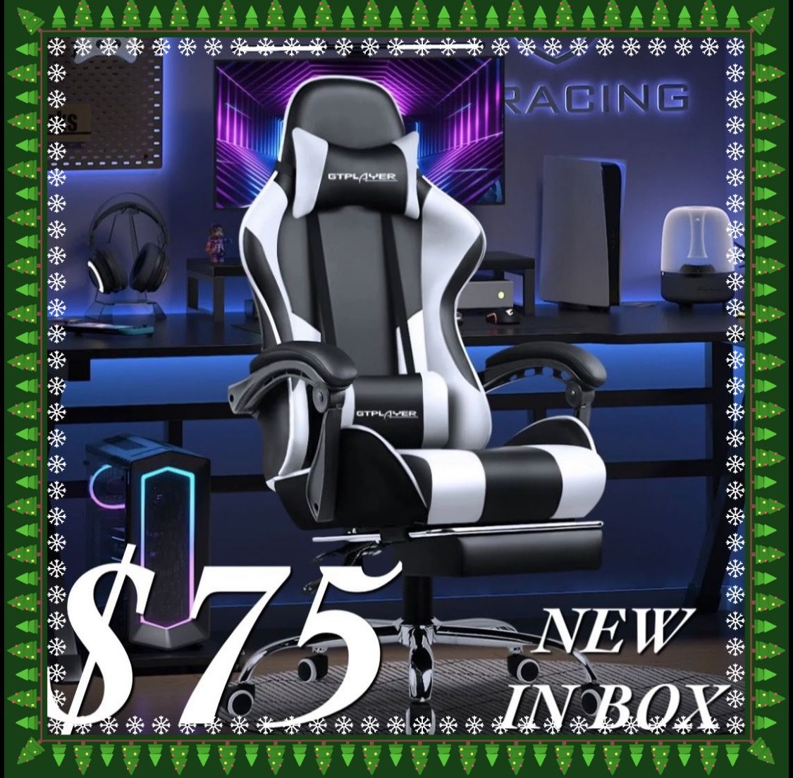 GTPLAYER GAME CHAIR NEW CHRISTMAS GIFT