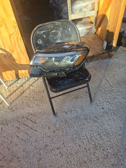 2022 - 2025 Jeep Compass OEM Driver Left LED Headlight Black Bezel # (contact info removed)1AE