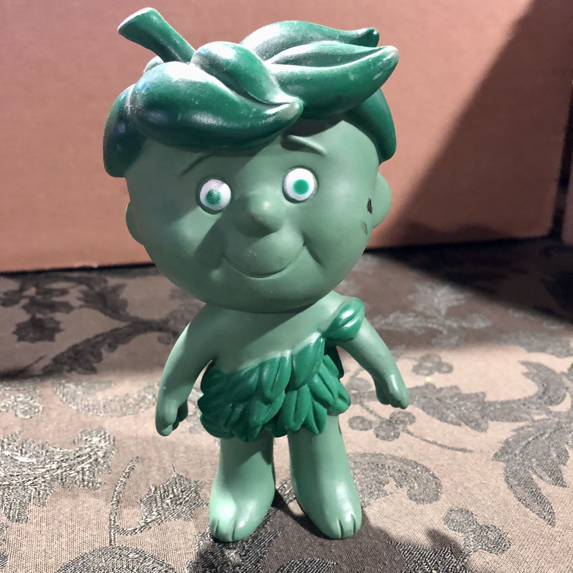 Awesome Vintage The Jolly Green Giant Sidekick "Little Sprout" Rubber Doll - Vintage Advertisement Publicity Cartoon Toy