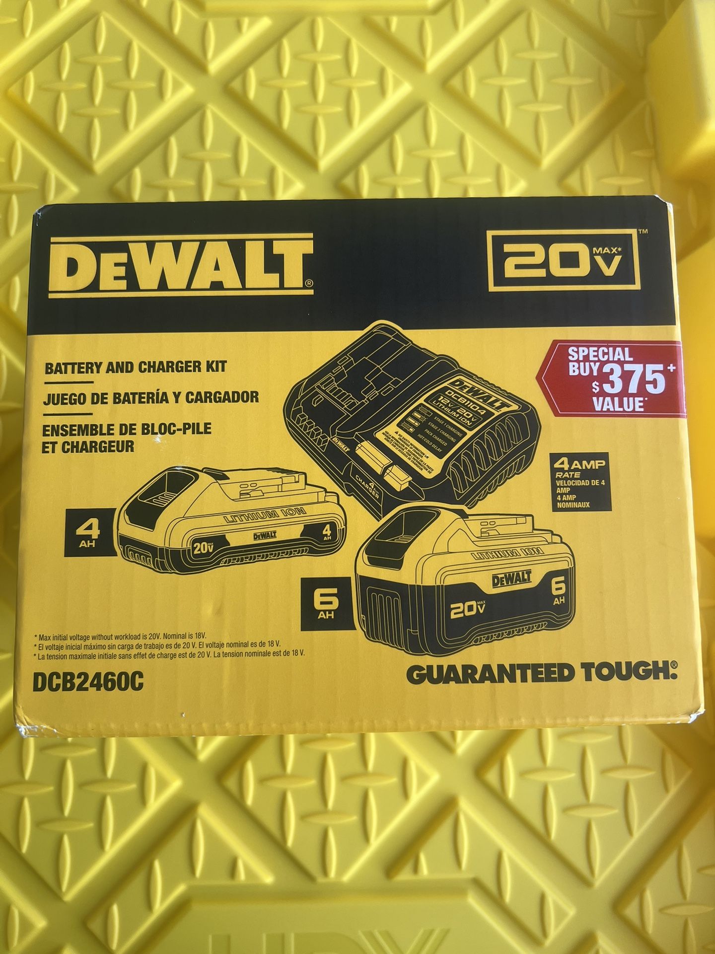 DEWALT . Battery and Charger.