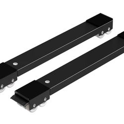 Adjustable Washing Machine Dolly w/ Wheels - Heavy Duty Appliance Stand (660 lb)