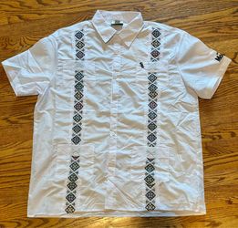 Never Worn Chicago White Sox Hispanic Heritage Guayabera From 9/19/2025: Size XL