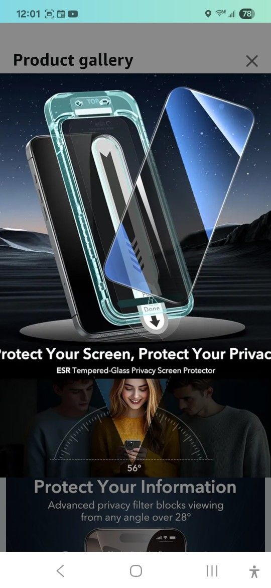 Dumosong 16 Pro Max iphone 2 Pack Screen Protector