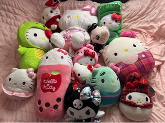Hello kitty plushies