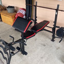 CAP Multi Exercise Bench Press And Bar