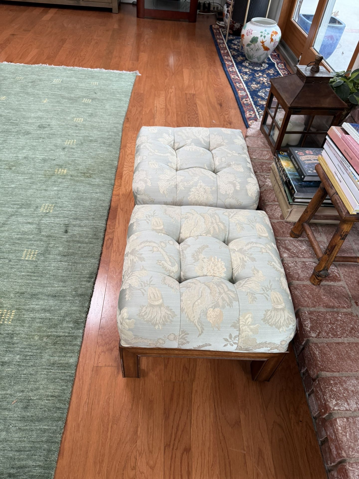 Ottomans With Matching Pillows
