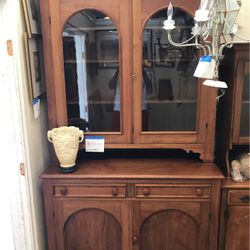 Two Pc China Cabinet 