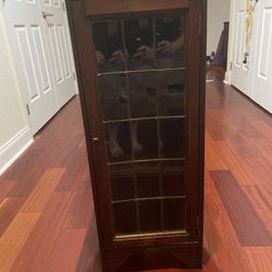 Antique Cabinet With Glass Door - FREE DELIVERY