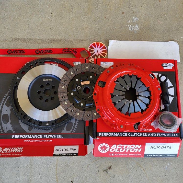 B SERIES ACTION CLUTCH STAGE 1 WITH CHROMOLY FLYWHEEL 