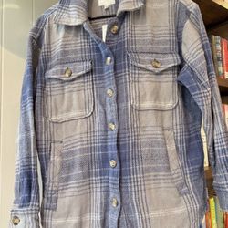 Aerie Flannel Heavy Woman’s Button Down Shirt, Size XS Brand New w Tags