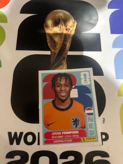 FIFA WORLD CUP PANINI STICKER Jeremie Frimpong