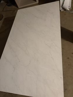 Lightweight Wooden Marble Finish Center Table  
