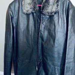 Fur Top Unisex, Leather Jacket