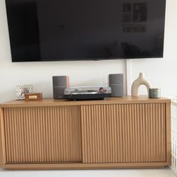 TV Stand Double Sliding Doors