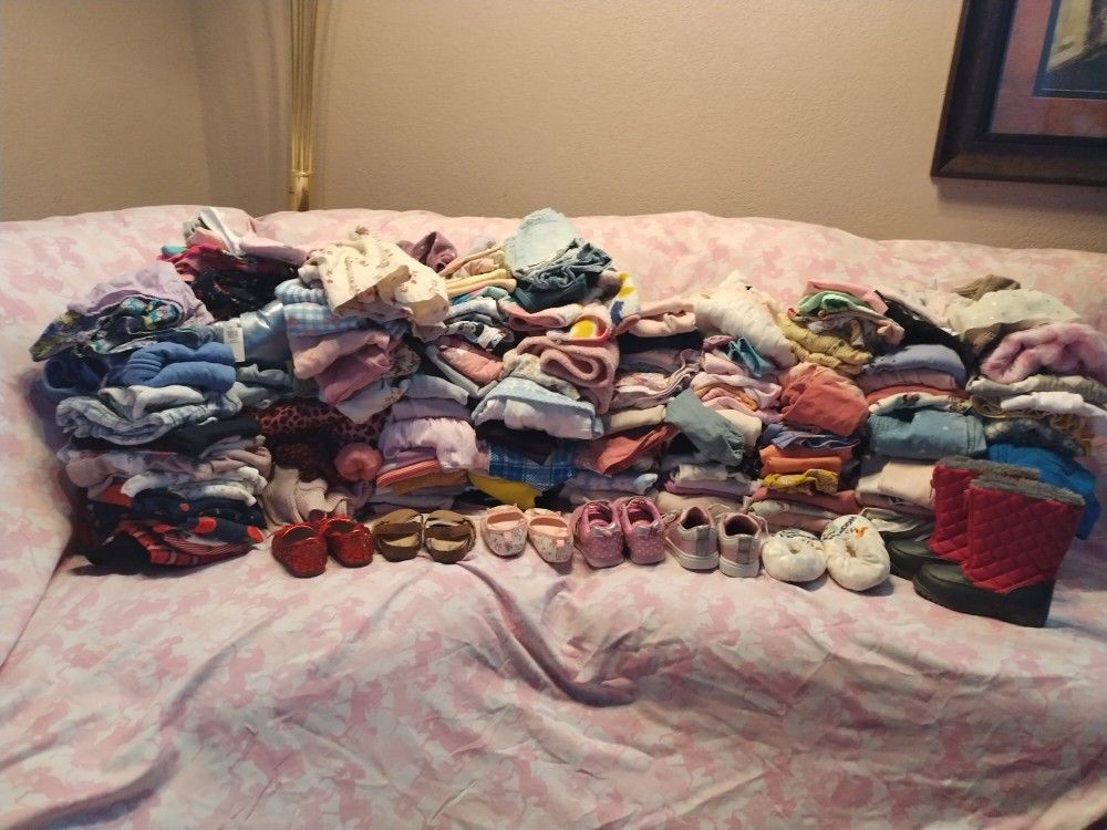 Massive 18-24 Month Little Girls Clothing Lot