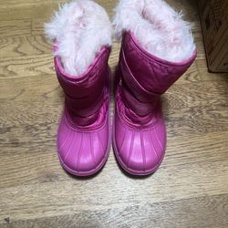  SNOW BOOTS PINK SIZE 2