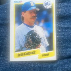 1990 Fleer-Keith Comstock-Baseball card