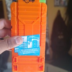 Nerf Dart Gun 10 Round Ammo Magazine Clip Orange Lot Of 2