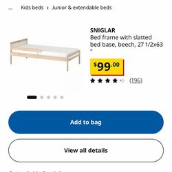 Baby Bed for Sale – Good Condition ($50)