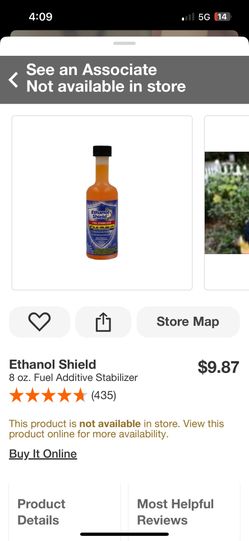 Ethanol Shield 8 oz. Fuel Additive Stabilizer