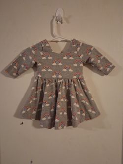 Girls Monica + Andy dress - size 0-6m