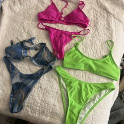 8 Swimsuits / Bikinis (Size Medium)
