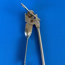Vintage Miracle Can Opener Hand Held Manual Stainless Steel w/ Bottle Opener