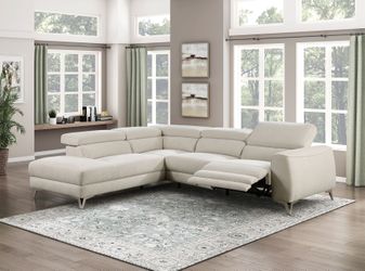 2-Piece Power Reclining Sectional with Left Chaise