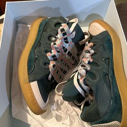 Lavin Paris Curb Sneakers 464 FOREST (Green) Like New Only Used Indoor On Time 