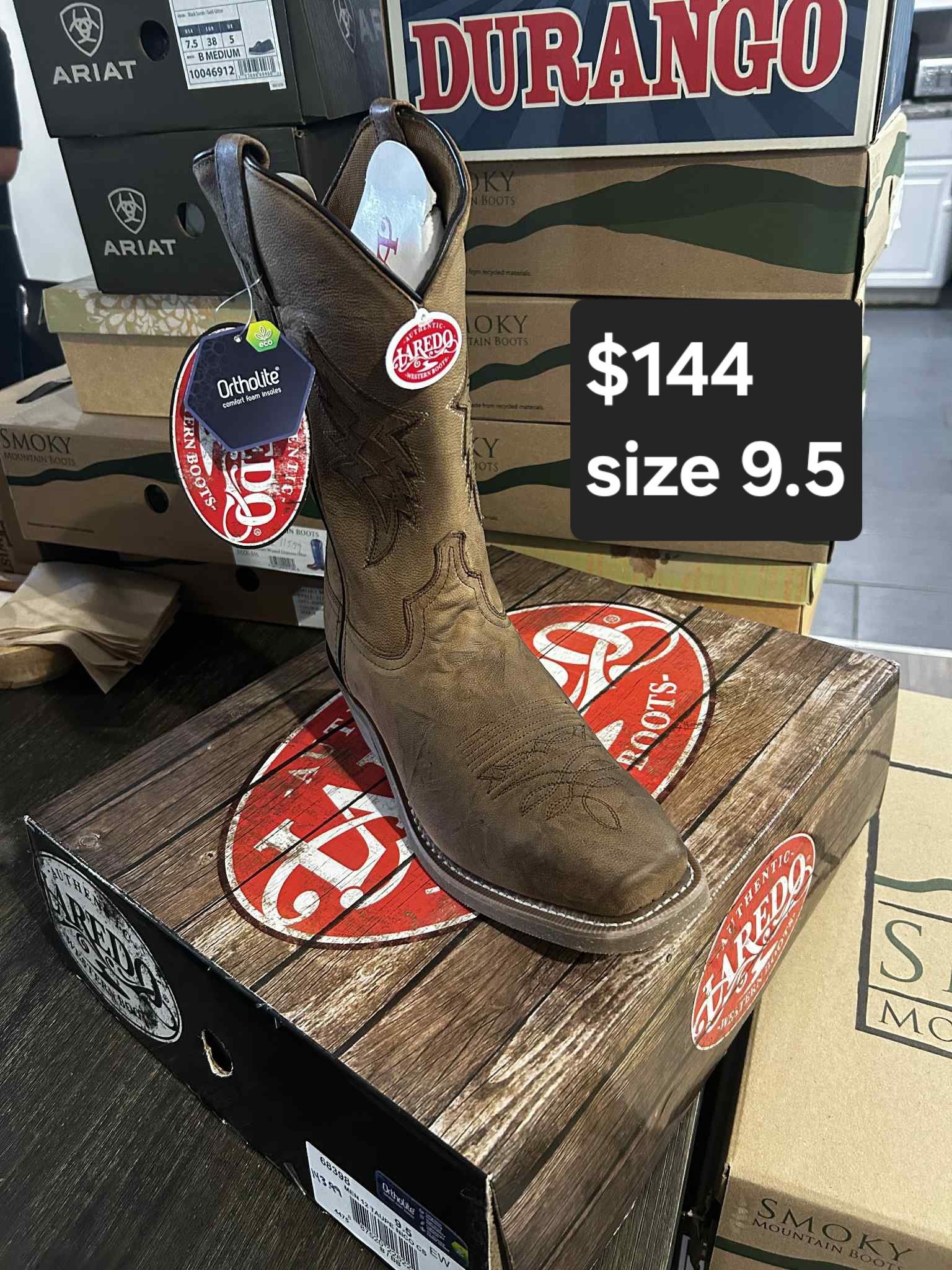 Authentic Laredo Western Boots (Brown) (Brand New) (Size 9.5)