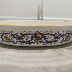 Sur La Table Nova Deruta pasta serving bowl.