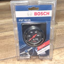 Bosch FST8216 Style Line 2" Mechanical Oil Pressure Gauge (Black)