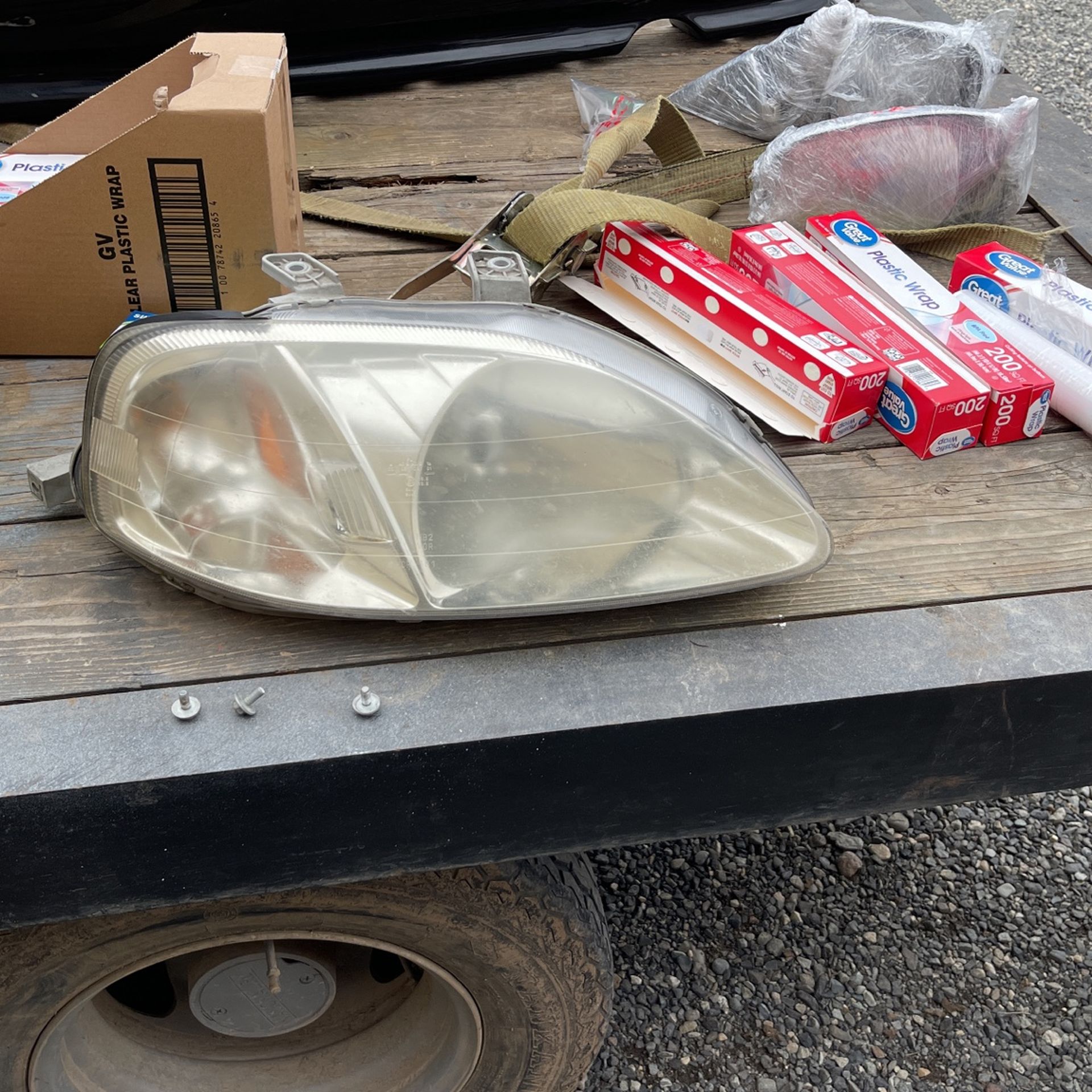 Honda Civic 1999 Passenger Right Side Headlight