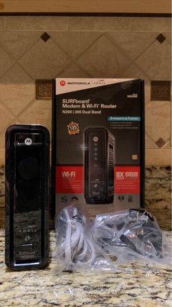 Motorola Surfboard Modem & Wi-Fi Router SBG6580