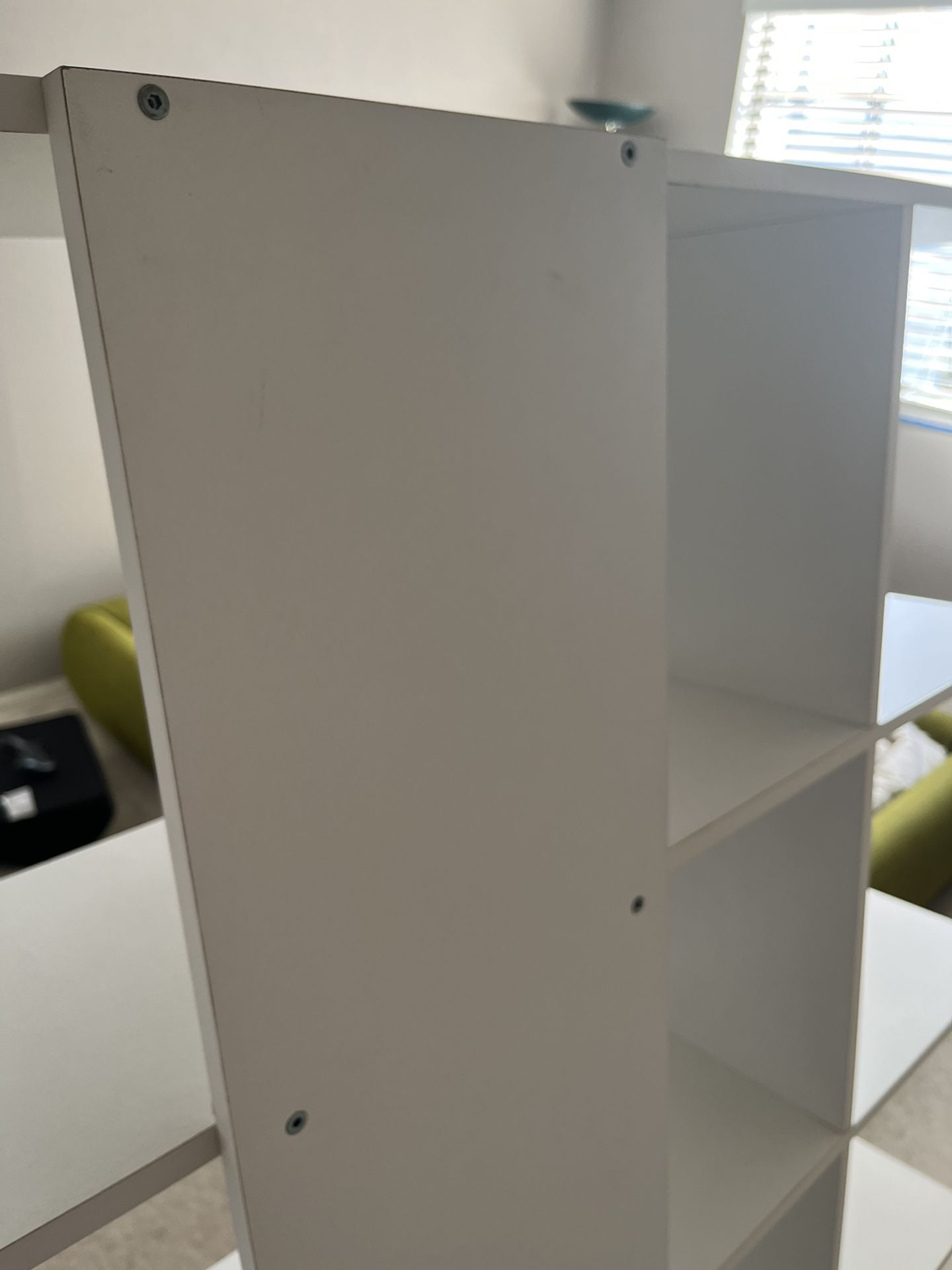 Storage Shelf Clean White Wood Sturdy Build Good Conditi for Sale in