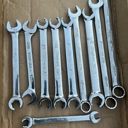 Snap on Wrenches 10 Total