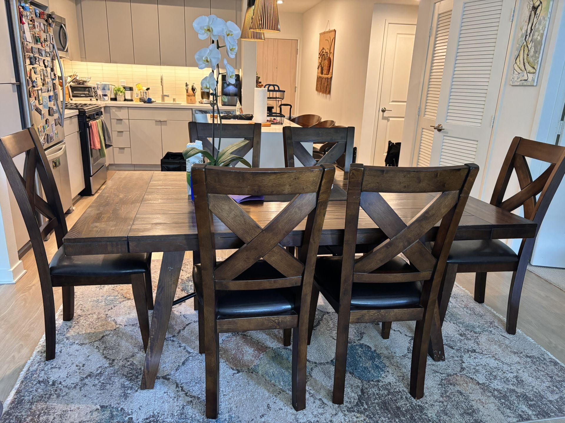 Dining Table With 6 Chairs 