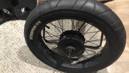 Super 73 rear wheel with motor