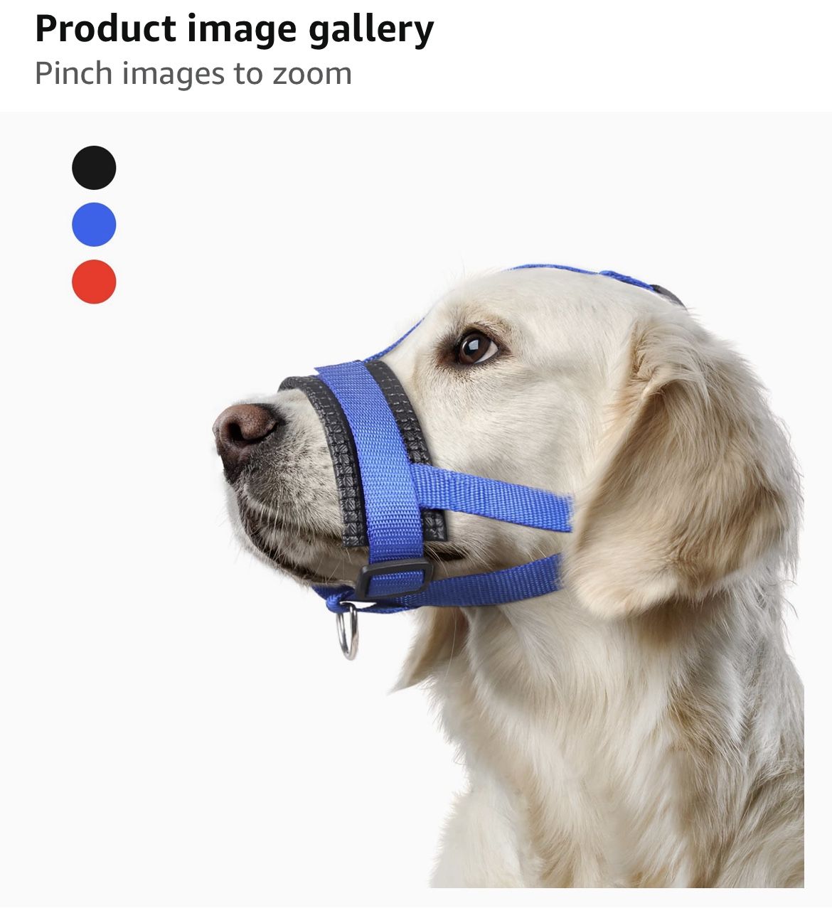 Nylon Soft Cotton Lining Dog Muzzle