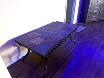 Stone coffee table and side table
