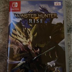 Monster Hunter Rise Chinese Mandarin For Nintendo Switch