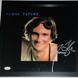 JAMES TAYLOR SIGNED AUTOGRAPHED DAD LOVES HIS WORK ALBUM RECORD FRAMED JSA COA!