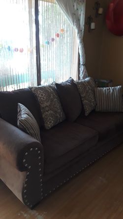 Brown Couches moving sale. all the cushions have zipper for easy washing and in a good shape