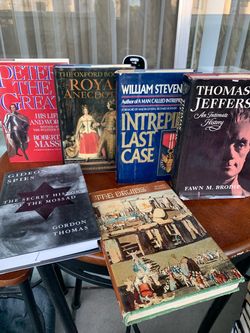 Lot of 237 Hardcover History Books