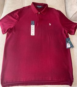 U.S. Polo Assn. Burgundy Polo Shirt 2XL – New with Tags
