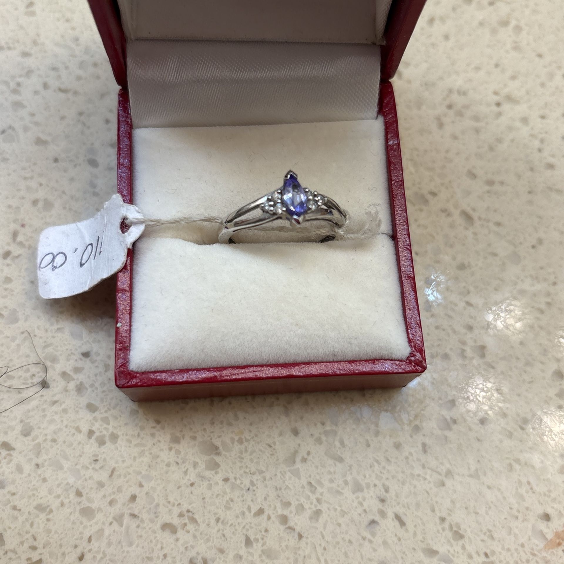 Genuine Diamonds And Tanzanite, 14k Gold