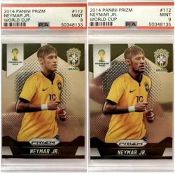 2014 Panini Prizm Neymar Jr Psa 9
