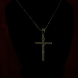 Gold Plated Cross Chain