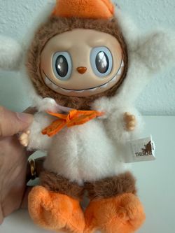Authentic Pop Mart Labubu Forest Fairy Tale Duck Plush Keychain